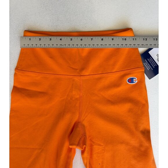 Champion Womens High-Waist Athletic Shorts Orange Size XS Cotton/Spandex - Picture 4 of 8